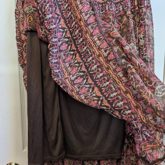 Christopher Banks Tiered Skirt - Elastic waist, Lined Medium to Large - Picture 2 of 8